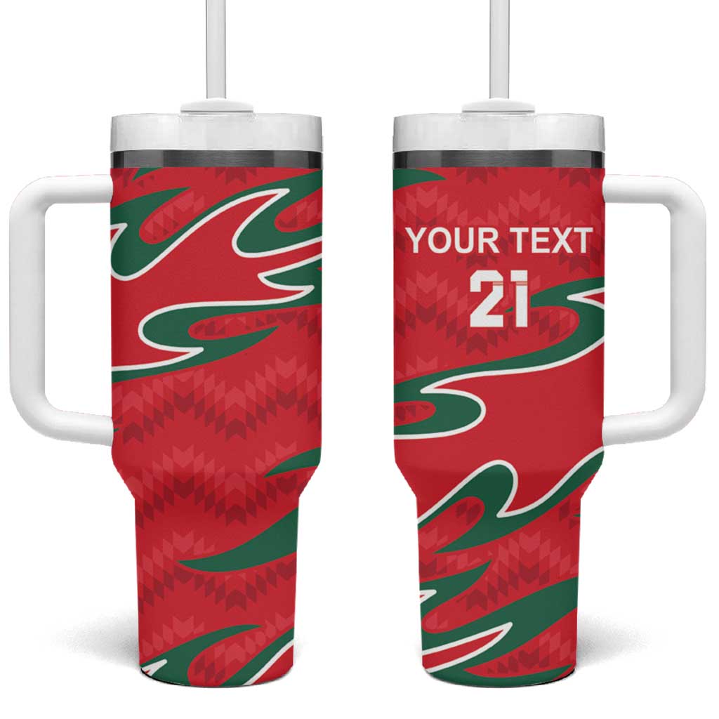 Custom Oman Cricket Tumbler With Handle 2016 Vintage Away Retro - Wonder Print Shop