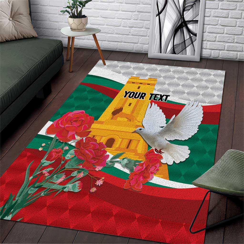 Bulgaria Liberation Personalized Area Rug Suedinenieto Pravi Silata