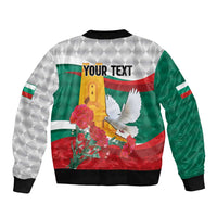 Bulgaria Liberation Personalized Bomber Jacket Suedinenieto Pravi Silata