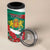 Bulgaria Liberation Personalized 4 in 1 Can Cooler Tumbler Suedinenieto Pravi Silata