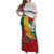 Bulgaria Liberation Personalized Family Matching Off Shoulder Maxi Dress and Hawaiian Shirt Suedinenieto Pravi Silata