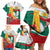 Bulgaria Liberation Personalized Family Matching Off Shoulder Short Dress and Hawaiian Shirt Suedinenieto Pravi Silata