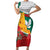 Bulgaria Liberation Personalized Family Matching Short Sleeve Bodycon Dress and Hawaiian Shirt Suedinenieto Pravi Silata