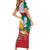 Bulgaria Liberation Personalized Family Matching Short Sleeve Bodycon Dress and Hawaiian Shirt Suedinenieto Pravi Silata