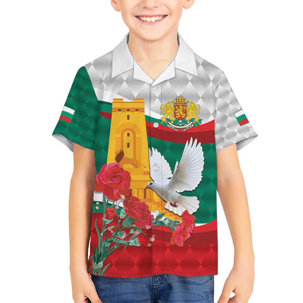 Bulgaria Liberation Personalized Kid Hawaiian Shirt Suedinenieto Pravi Silata