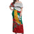 Bulgaria Liberation Personalized Off Shoulder Maxi Dress Suedinenieto Pravi Silata