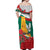 Bulgaria Liberation Personalized Off Shoulder Maxi Dress Suedinenieto Pravi Silata