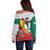 Bulgaria Liberation Personalized Off Shoulder Sweater Suedinenieto Pravi Silata