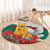 Bulgaria Liberation Personalized Round Carpet Suedinenieto Pravi Silata