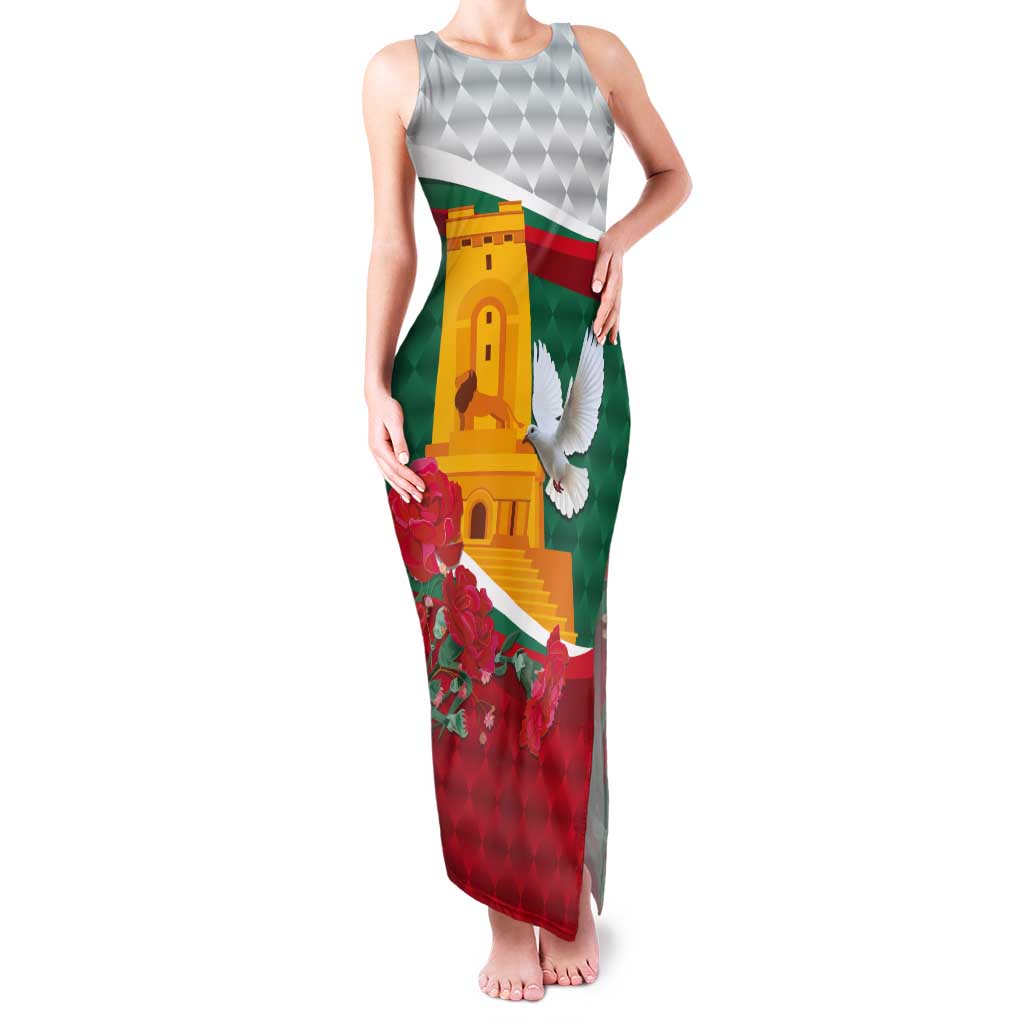 Bulgaria Liberation Personalized Tank Maxi Dress Suedinenieto Pravi Silata