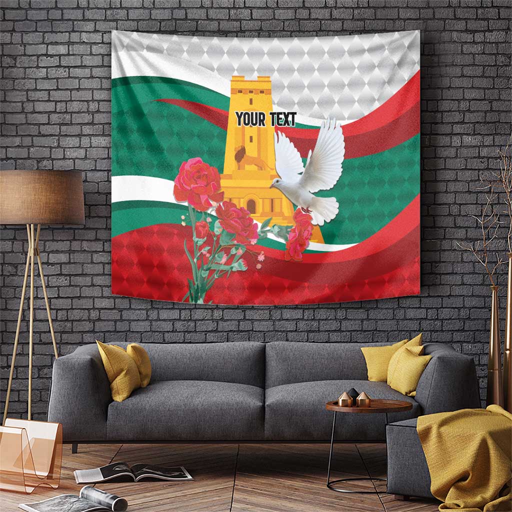 Bulgaria Liberation Personalized Tapestry Suedinenieto Pravi Silata