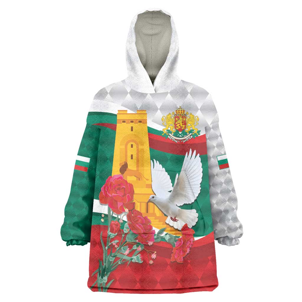 Bulgaria Liberation Personalized Wearable Blanket Hoodie Suedinenieto Pravi Silata