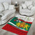 Republic of Bulgaria Personalized Area Rug Crowned Golden Lion Suedinenieto Pravi Silata