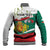 Republic of Bulgaria Personalized Baseball Jacket Crowned Golden Lion Suedinenieto Pravi Silata