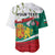 Republic of Bulgaria Personalized Baseball Jersey Crowned Golden Lion Suedinenieto Pravi Silata