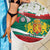 Republic of Bulgaria Personalized Beach Blanket Crowned Golden Lion Suedinenieto Pravi Silata