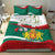 Republic of Bulgaria Personalized Bedding Set Crowned Golden Lion Suedinenieto Pravi Silata