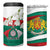 Republic of Bulgaria Personalized 4 in 1 Can Cooler Tumbler Crowned Golden Lion Suedinenieto Pravi Silata