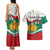 Republic of Bulgaria Personalized Couples Matching Tank Maxi Dress and Hawaiian Shirt Crowned Golden Lion Suedinenieto Pravi Silata