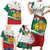 Republic of Bulgaria Personalized Family Matching Short Sleeve Bodycon Dress and Hawaiian Shirt Crowned Golden Lion Suedinenieto Pravi Silata