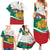 Republic of Bulgaria Personalized Family Matching Summer Maxi Dress and Hawaiian Shirt Crowned Golden Lion Suedinenieto Pravi Silata