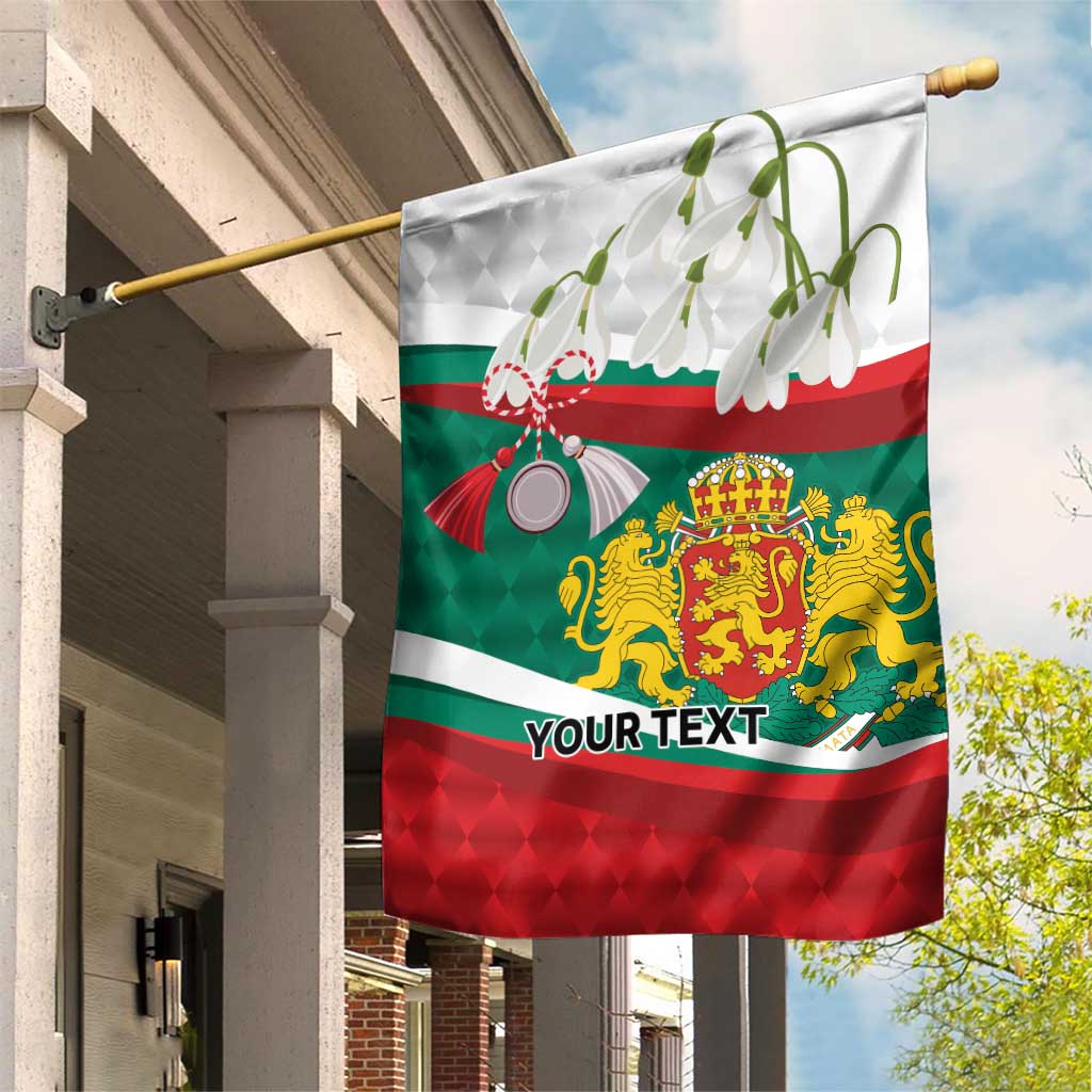 Republic of Bulgaria Personalized Garden Flag Crowned Golden Lion Suedinenieto Pravi Silata