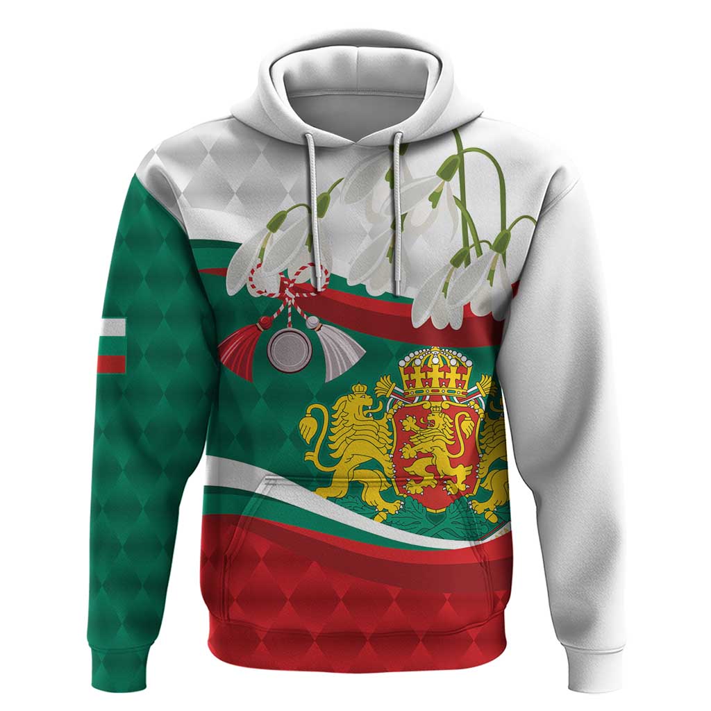 Republic of Bulgaria Personalized Hoodie Crowned Golden Lion Suedinenieto Pravi Silata