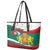 Republic of Bulgaria Personalized Leather Tote Bag Crowned Golden Lion Suedinenieto Pravi Silata