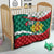 Republic of Bulgaria Personalized Quilt Crowned Golden Lion Suedinenieto Pravi Silata