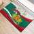 Republic of Bulgaria Personalized Rubber Doormat Crowned Golden Lion Suedinenieto Pravi Silata