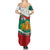 Republic of Bulgaria Personalized Summer Maxi Dress Crowned Golden Lion Suedinenieto Pravi Silata