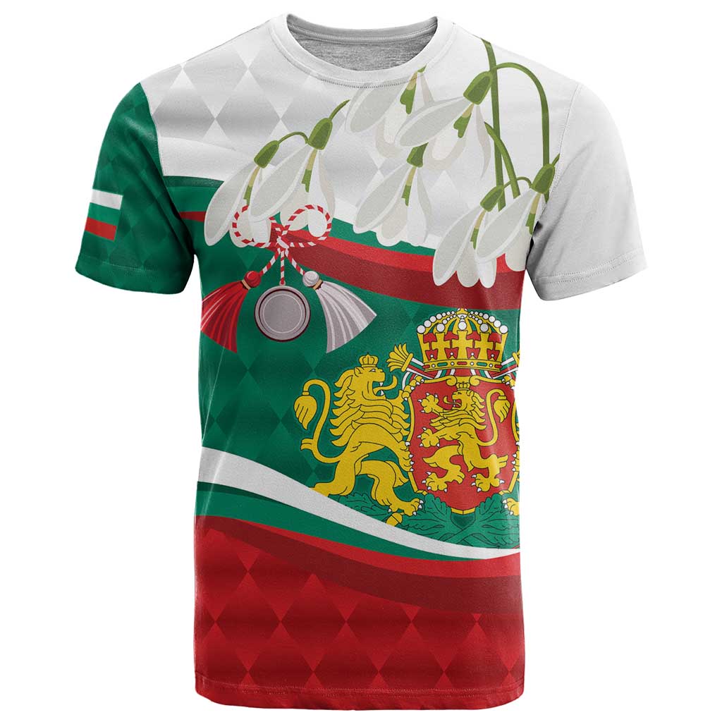 Republic of Bulgaria Personalized T Shirt Crowned Golden Lion Suedinenieto Pravi Silata