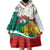 Republic of Bulgaria Personalized Wearable Blanket Hoodie Crowned Golden Lion Suedinenieto Pravi Silata