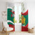 Republic of Bulgaria Personalized Window Curtain Crowned Golden Lion Suedinenieto Pravi Silata