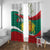 Republic of Bulgaria Personalized Window Curtain Crowned Golden Lion Suedinenieto Pravi Silata