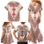 Baba Marta Day Martenitsa Family Matching Mermaid Dress and Hawaiian Shirt Traditional Bulgarian Embroidery