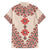 Baba Marta Day Martenitsa Family Matching Off The Shoulder Long Sleeve Dress and Hawaiian Shirt Traditional Bulgarian Embroidery