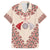 Baba Marta Day Martenitsa Family Matching Off Shoulder Maxi Dress and Hawaiian Shirt Traditional Bulgarian Embroidery