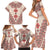 Baba Marta Day Martenitsa Family Matching Short Sleeve Bodycon Dress and Hawaiian Shirt Traditional Bulgarian Embroidery