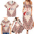 Baba Marta Day Martenitsa Family Matching Summer Maxi Dress and Hawaiian Shirt Traditional Bulgarian Embroidery