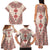 Baba Marta Day Martenitsa Family Matching Tank Maxi Dress and Hawaiian Shirt Traditional Bulgarian Embroidery