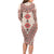 Baba Marta Day Martenitsa Long Sleeve Bodycon Dress Traditional Bulgarian Embroidery