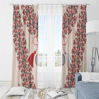 Baba Marta Day Martenitsa Window Curtain Traditional Bulgarian Embroidery