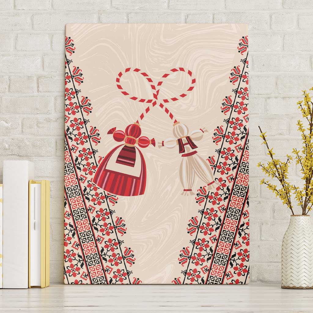 Bulgarian Martenitsa Canvas Wall Art Tradition March 1st Chestita Baba Marta