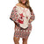 Bulgarian Martenitsa Family Matching Off Shoulder Short Dress and Hawaiian Shirt Tradition March 1st Chestita Baba Marta