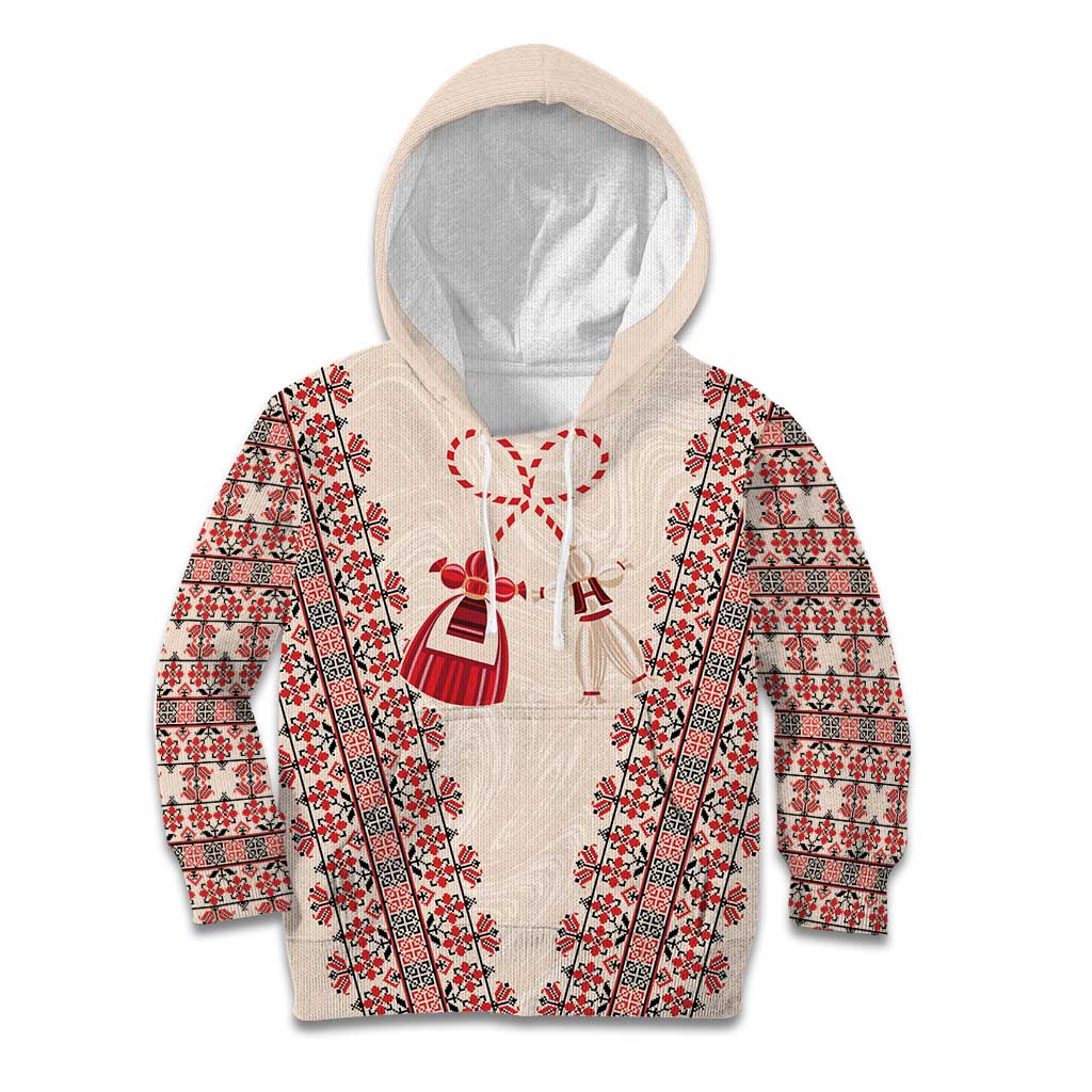 Bulgarian Martenitsa Kid Hoodie Tradition March 1st Chestita Baba Marta