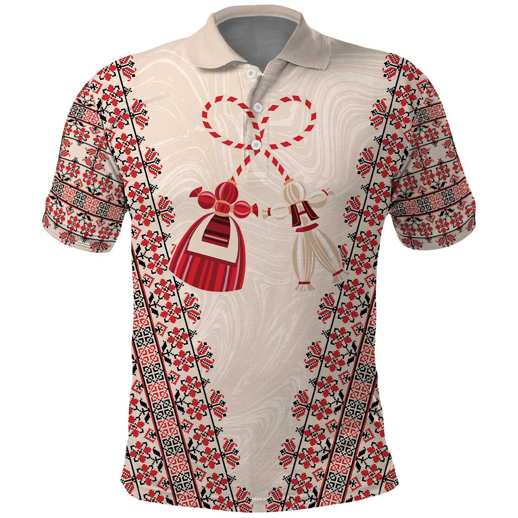 Bulgarian Martenitsa Polo Shirt Tradition March 1st Chestita Baba Marta