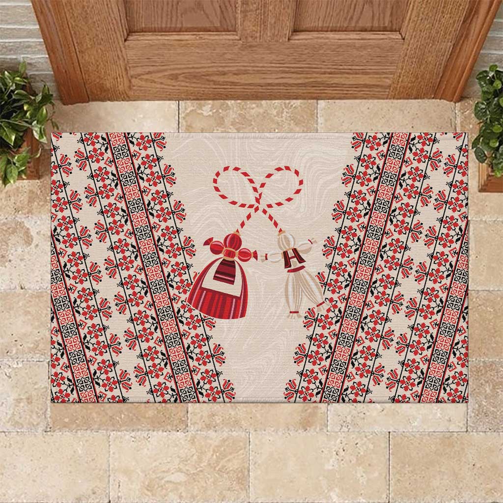 Bulgarian Martenitsa Rubber Doormat Tradition March 1st Chestita Baba Marta