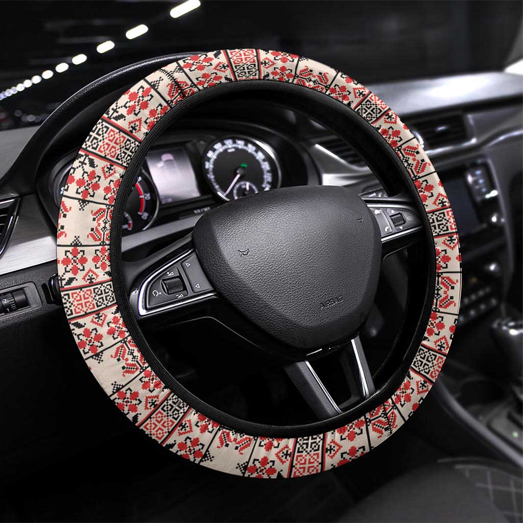 Bulgarian Martenitsa Steering Wheel Cover Tradition March 1st Chestita Baba Marta