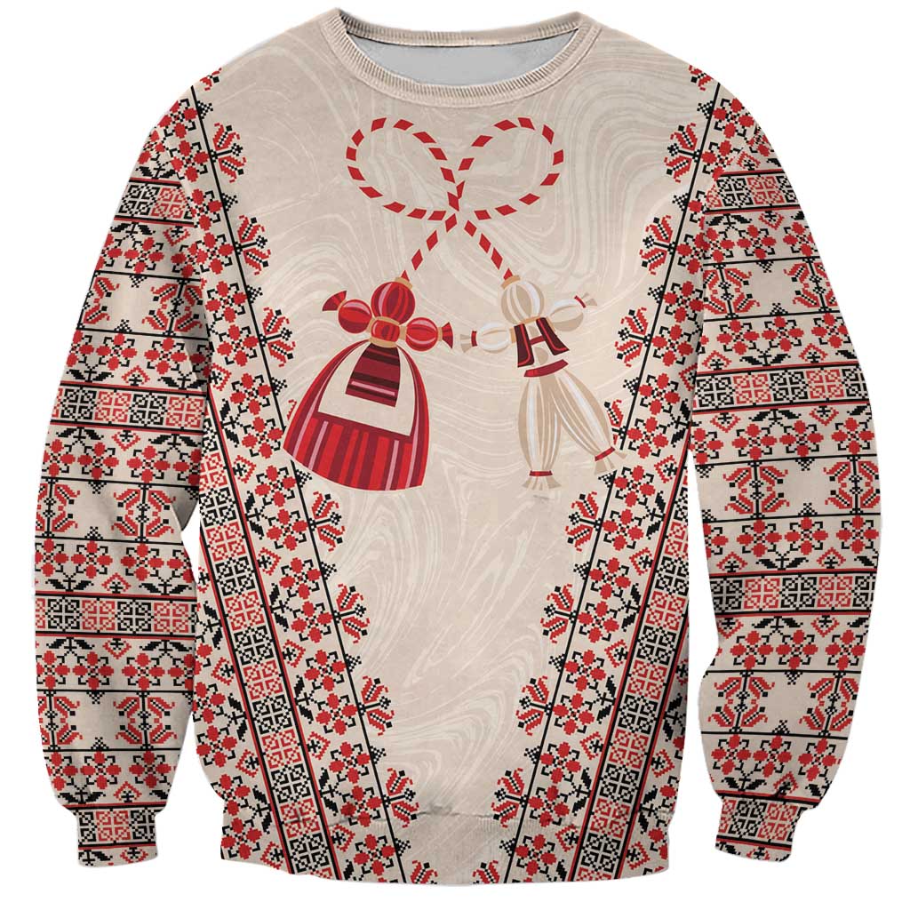 Bulgarian Martenitsa Sweatshirt Tradition March 1st Chestita Baba Marta